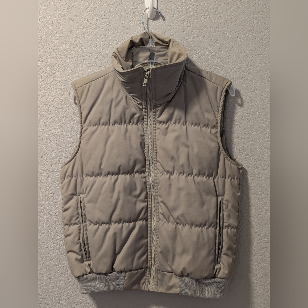 Vintage Woolrich Vest Gray OLEFIN Lining Adult Small 33324 Made in the USA